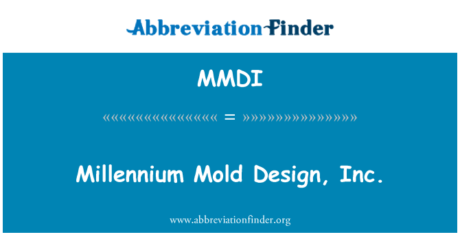 MMDI: Millenju moffa, bil disinn, Inc.