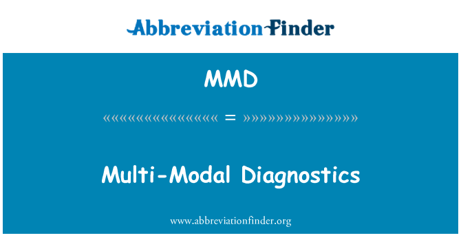 MMD: Diagnostics multimodale