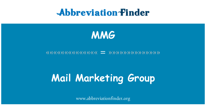 MMG: Mail Marketing Group