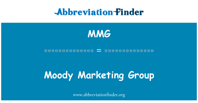 MMG: Grupo de Marketing de Moody