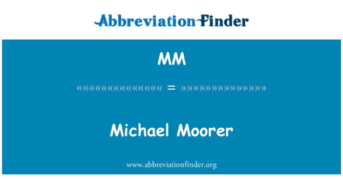 MM: Michael Moorer