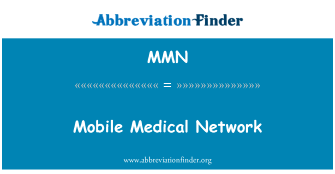 MMN: Jaringan medis Mobile