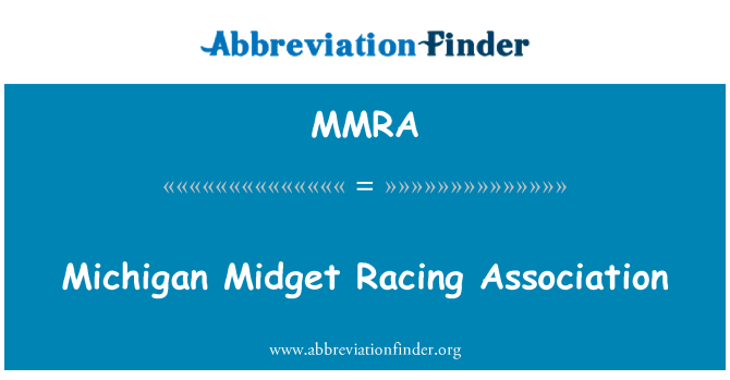 MMRA: 密歇根州侏儒賽車協會