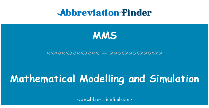 MMS: Matematisk modellering og Simulation