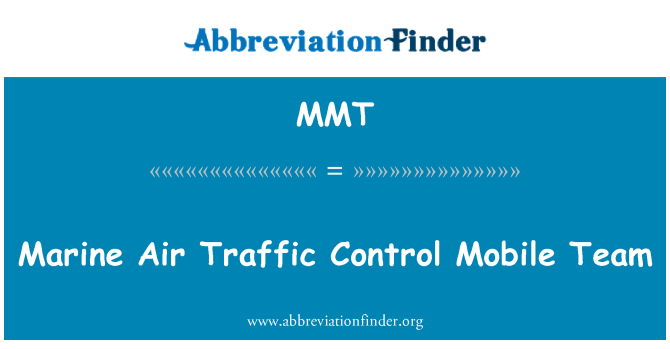 MMT: 海洋的空中交通管制移動團隊