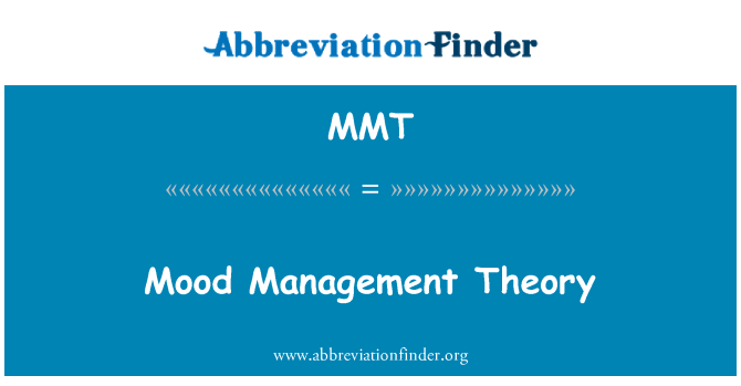 MMT: Teoria de la gestió d'humor