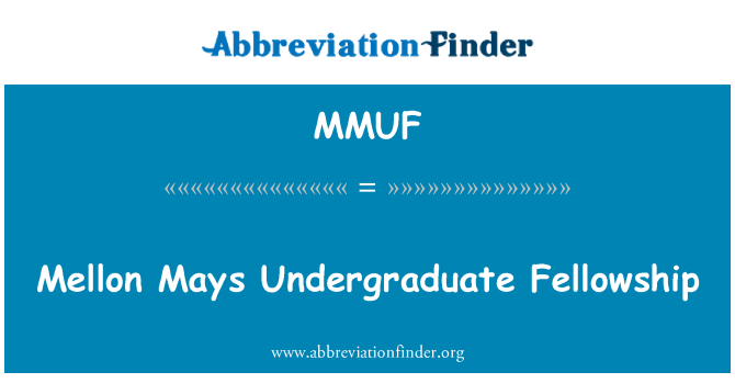 MMUF: เมลลอน Mays สามัคคีธรรมตรี