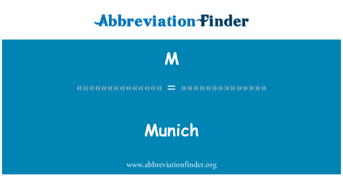 M: München
