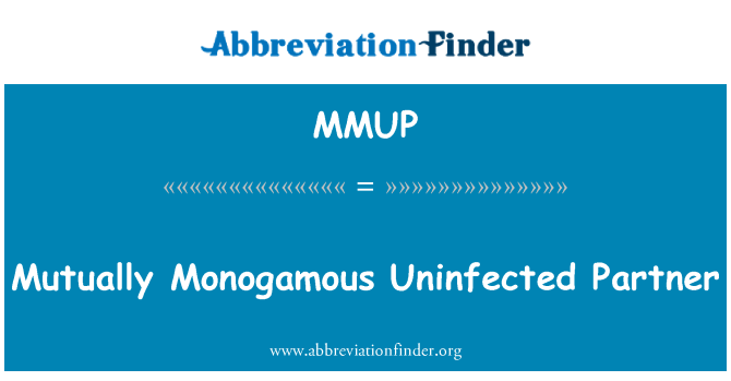 MMUP: Sieħeb mhux infettat Monogamous reċiprokament