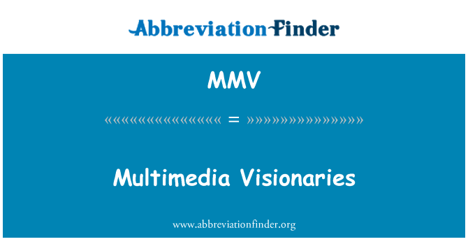 MMV: Gweledyddion amlgyfrwng