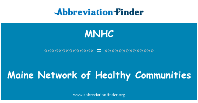 MNHC: Maine mreže zdrave Skupnosti