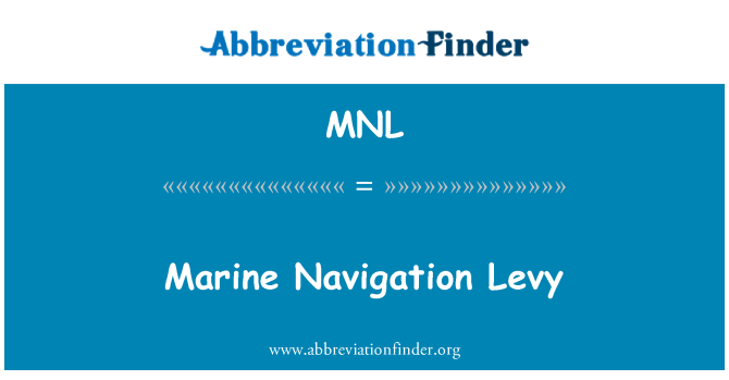 MNL: Merenkulun navigaatio maksun