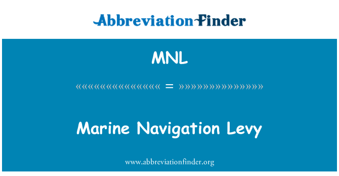 MNL: Navigasyon maritim Levy