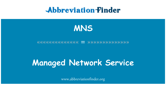 MNS: Berhasil layanan jaringan