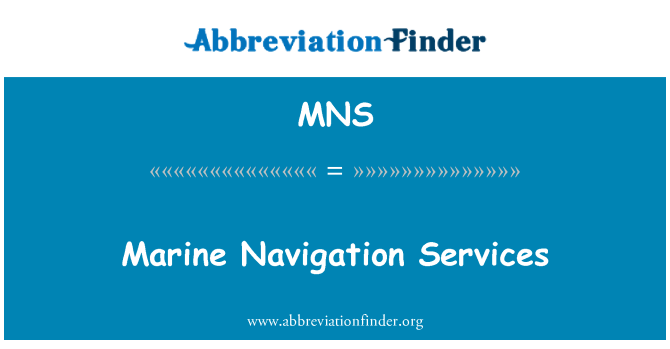 MNS: Sèvis navigasyon maritim