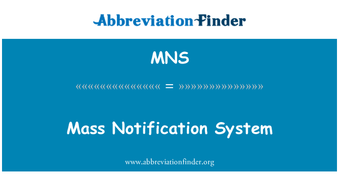 MNS: System hysbysu torfol