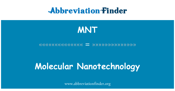 MNT: Nanoteknoloġija molekulari