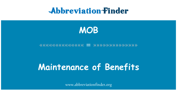 MOB: Antretyen benefis