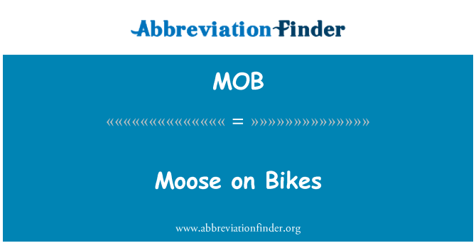 MOB: Moose sou Vélos