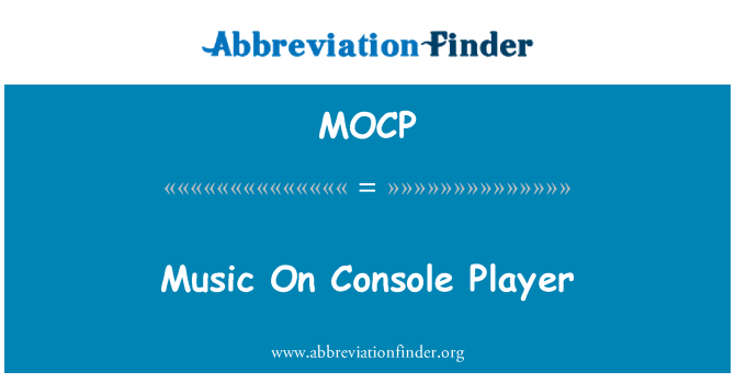 MOCP: Music On Console Player