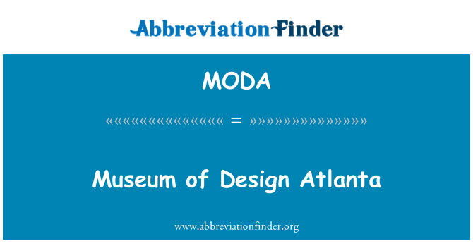 MODA: Museu del disseny Atlanta