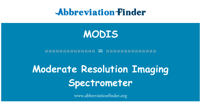 MODIS: 中等分辨率成像光谱仪