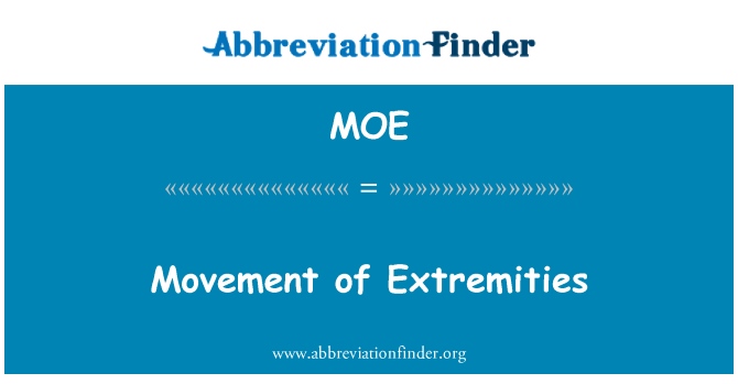 MOE: Bevegelse av ekstremiteter