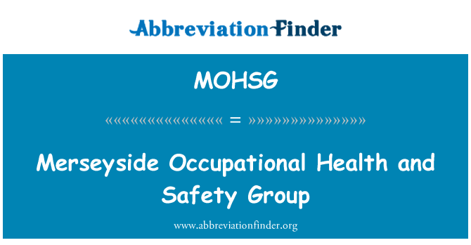 MOHSG: Merseyside Occupational Health and Safety Group