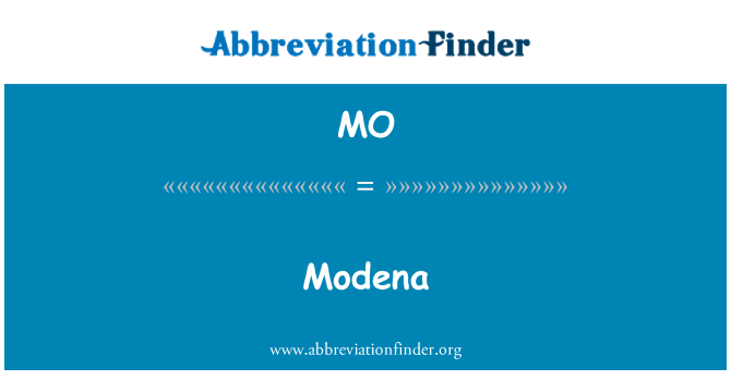MO: Modena