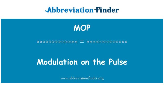 MOP: Modulace na tepu