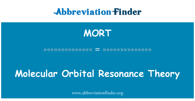 MORT: Teori molekul resonans orbit