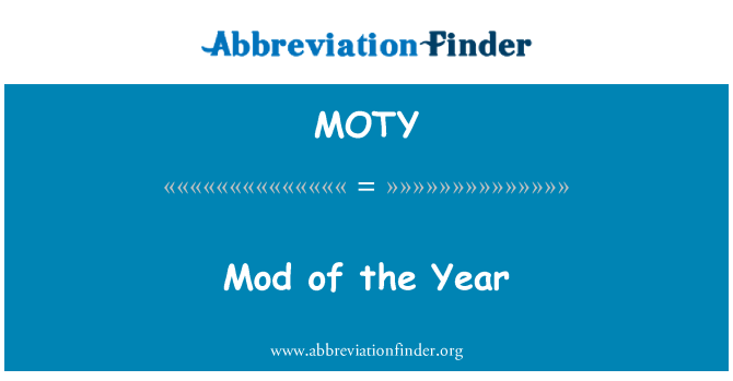 MOTY: Mod leta
