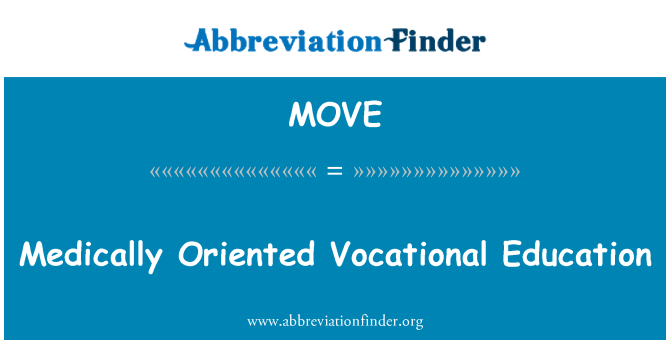 MOVE: Tıbbi odaklı mesleki eğitim