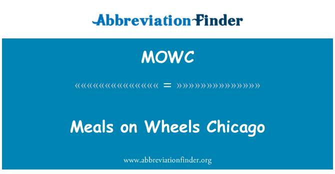 MOWC: Meals on Wheels Chicago