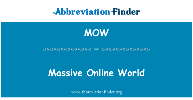 MOW: Masif Monde Online