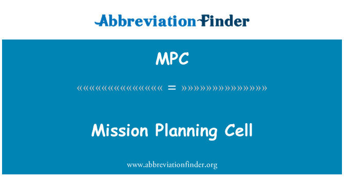 MPC: Plan sèlil misyon an