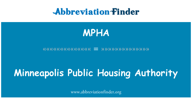 MPHA: Awtorità tad-Djar pubbliku Minneapolis