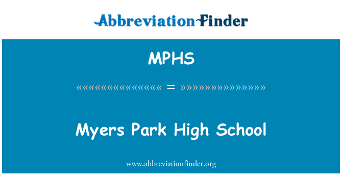 MPHS: Myers Park High School