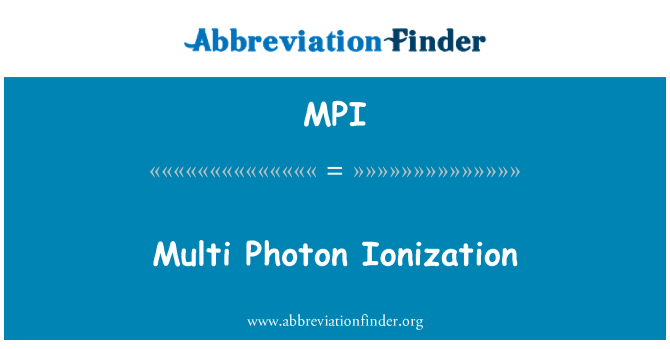 MPI: Baryè Photon Yonizasyon