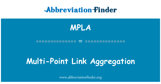 MPLA: Aggregazzjoni tal-punt multi Link
