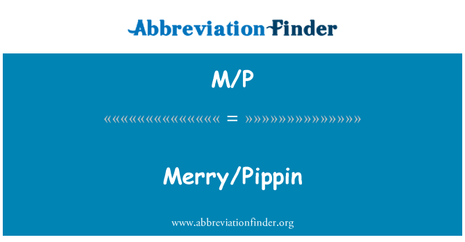 M/P: Merry/Pippin