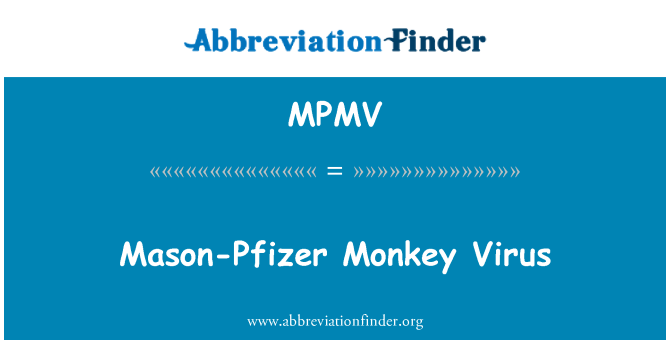 MPMV: Vírus de macaco Mason-Pfizer
