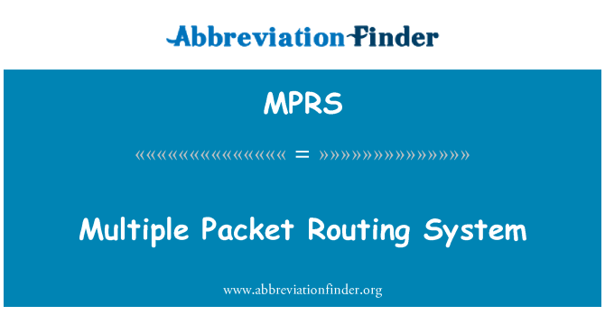 MPRS: Multipli Packet Routing tas-sistema