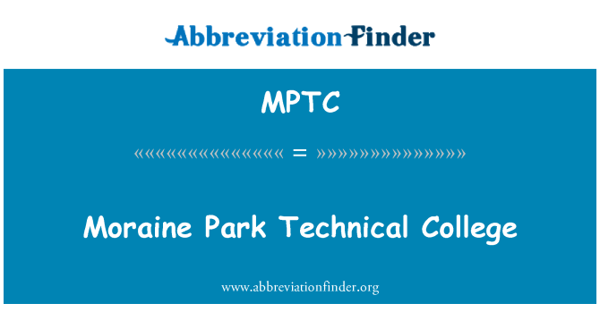 MPTC: Moraine Park tekniċi Kulleġġ