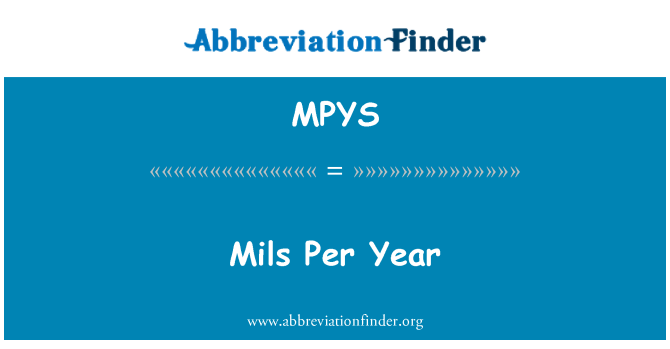 MPYS: Mils na leto
