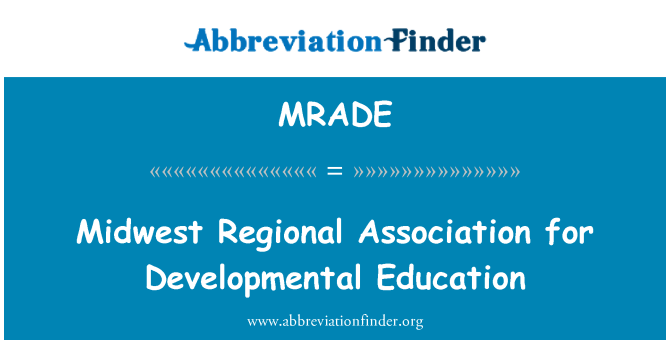 MRADE: 중서부 지역 개발 교육 협회