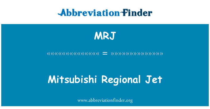 MRJ: Ġett Mitsubishi reġjonali