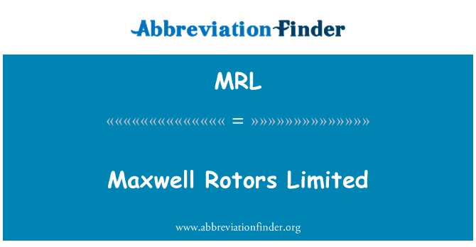 MRL: แมกซ์เวล จำกัดใบพัด
