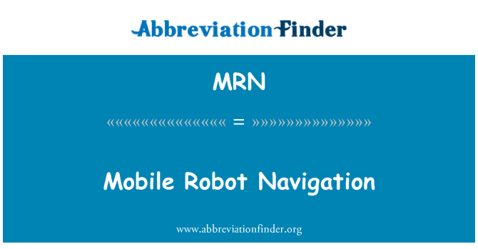 MRN: Navegação do robô móvel