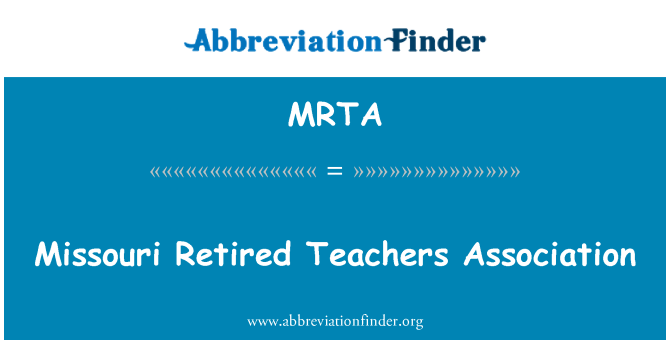 MRTA: Missouri Retired Teachers Association